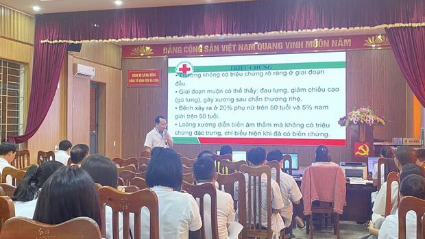 ​ TẬP HUẤN CHUYÊN MÔN: LOÃNG XƯƠNG – “HIỂU ĐÚNG ĐỂ PHÒNG NGỪA SỚM”  ​