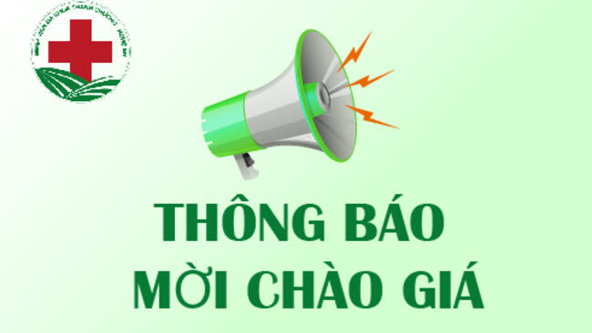 THƯ MỜI CHÀO GIÁ  VỀ VIỆC MỜI CHÀO GIÁ THUỐC BỔ SUNG LẦN 1 NĂM 2025