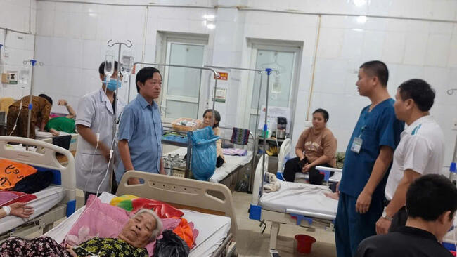 BỆNH VIỆN ĐA KHOA THANH CHƯƠNG CHỦ ĐỘNG TRIỂN KHAI CÁC BIỆN PHÁP ỨNG PHÓ VỚI BÃO SỐ 10 (BÃO BUALOI)